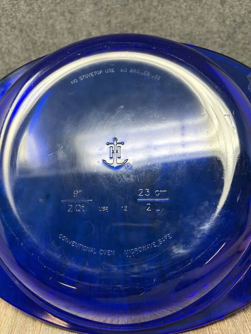 Anchor Hocking Deep Cobalt Blue 9